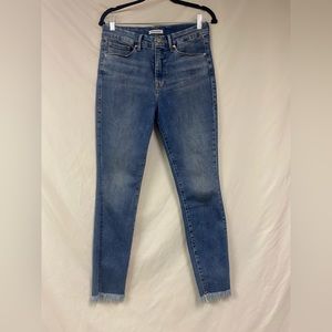 Good American Skinny Fringe Bottom